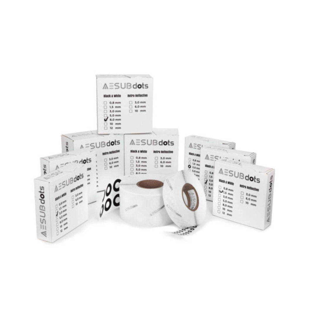 punkty-referencyjne-aesub-black-white-5mm-100szt