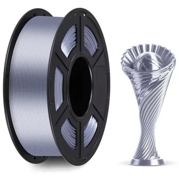 Filament Anycubic PLA Silk Silver 1kg z jedwabistym połyskiem
