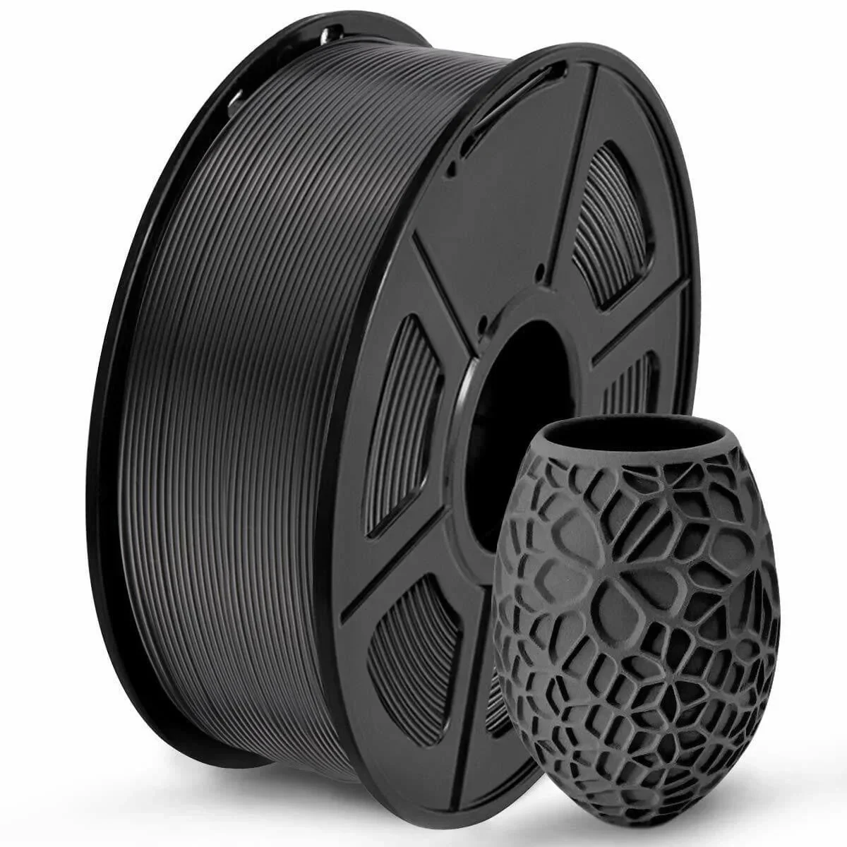 Filament Sunlu PLA Black 1kg - Wysoka jakość warstw i detali