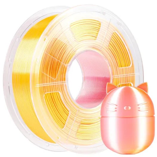 Filament Anycubic PLA Silk Dual-Color Pink-Gold 1kg z efektem gradientu