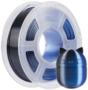 Filament Anycubic PLA Silk Dual-Color Black-Blue 1kg