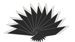 Zestaw ostrzy wymiennych ze stali wolframowej TwoTrees C1 24 szt.