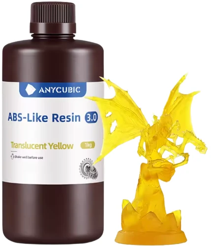 Anycubic ABS-Like 3.0 Translucent Yellow 1kg - Wysoka wytrzymałość