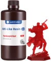 Żywica-UV-Anycubic-ABS-Like-3.0-Translucent-Red-Czerwony-1kg-Do-Drukarki-3D-miniatura