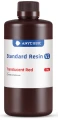 Anycubic Standard V2 Translucent Red 1kg - Wyższa precyzja detali