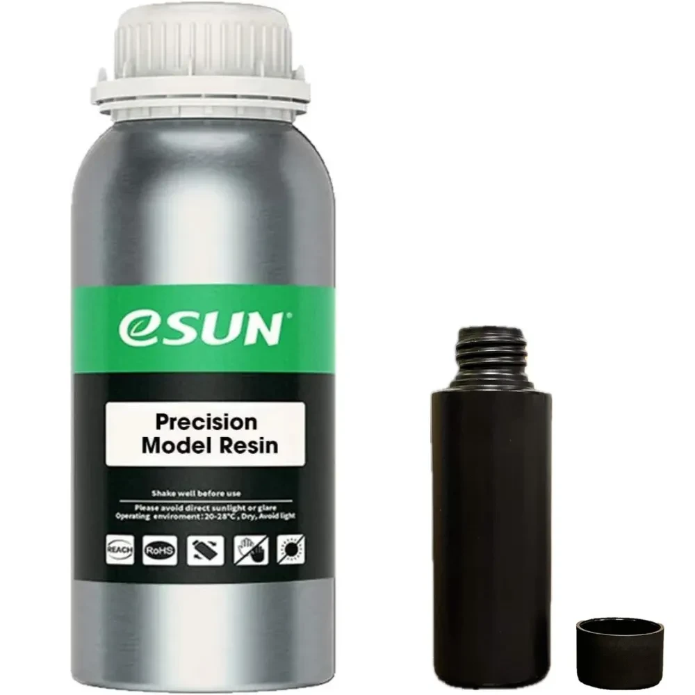 Żywica eSun Precision Model Resin Red Wax 0,5 – opakowanie i butelka 100ml 0,1l 0,1kg