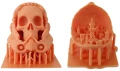 Modele 3D wydrukowane z żywicy eSun Precision Model Resin Red Wax