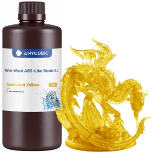 Anycubic Water-Washable ABS-Like 3.0 Translucent Yellow 1kg