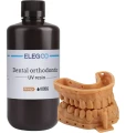 Żywica Elegoo Dental Orthodontic Orange 1kg - z przykładowym modelem