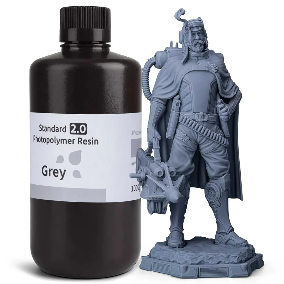 Żywica Elegoo Standard 2.0 Grey 1KG + model 3D