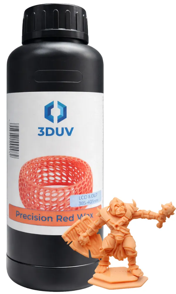 3DUV Precision Red Wax 0,5 kg - Ekstremalna precyzja detali - Ekstremalna precyzja detali