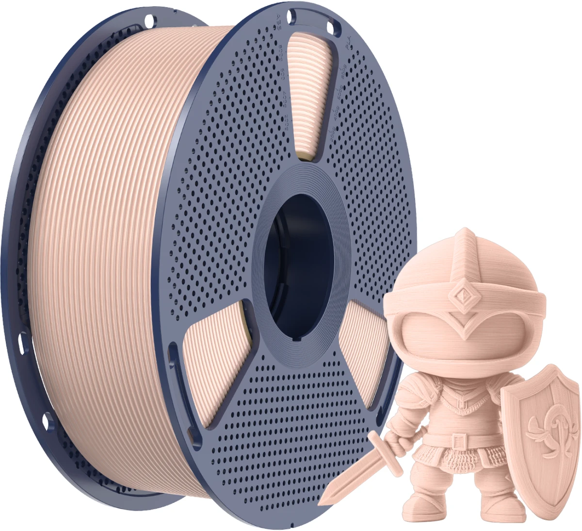 Filament Sunlu PLA+ Beige Wysoka wytrzymałość – odporny na uderzenia i zewnętrzne naciski.