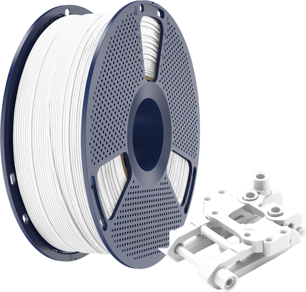 Filament Sunlu ABS White 1kg - Wysoka wytrzymałość i odporność na uderzenia