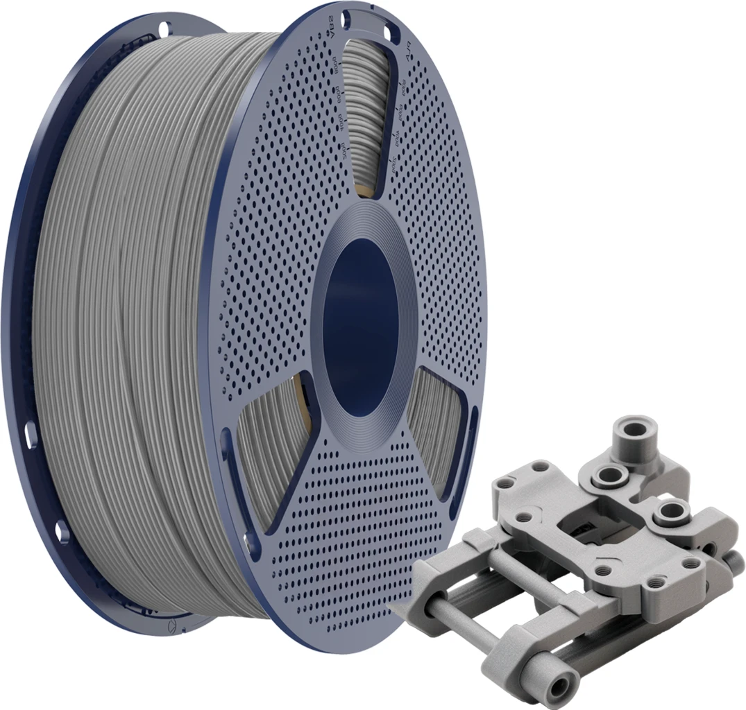 Filament Sunlu ABS Grey 1kg - Wysoka wytrzymałość i odporność na uderzenia