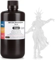 Żywica UV Elegoo ABS-Like Clear 1kg do drukarki 3D LCD DLP SLA – przezroczysta żywica fotopolimerowa o wysokiej wytrzymałości i dokładności wydruków.