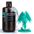 Żywica Elegoo Water Washable 2.0 Mint Green 1kg do drukarki 3D LCD DLP – miętowa żywica UV myta wodą o wysokiej precyzji i niskim skurczu.