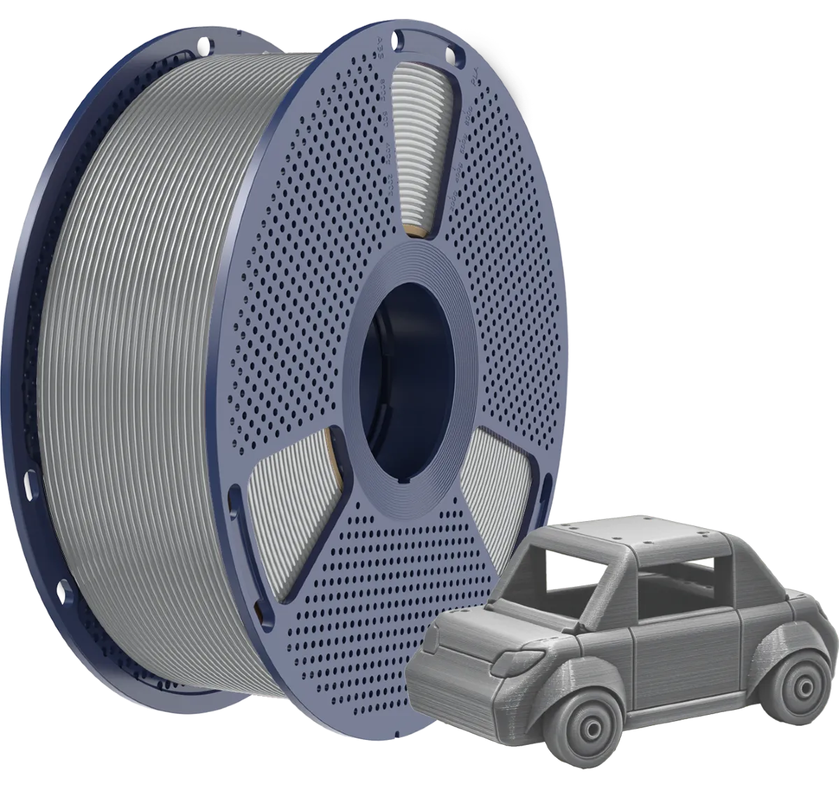 Filament Sunlu PETG Grey 1kg - Wytrzymałość i elastyczność w jednym