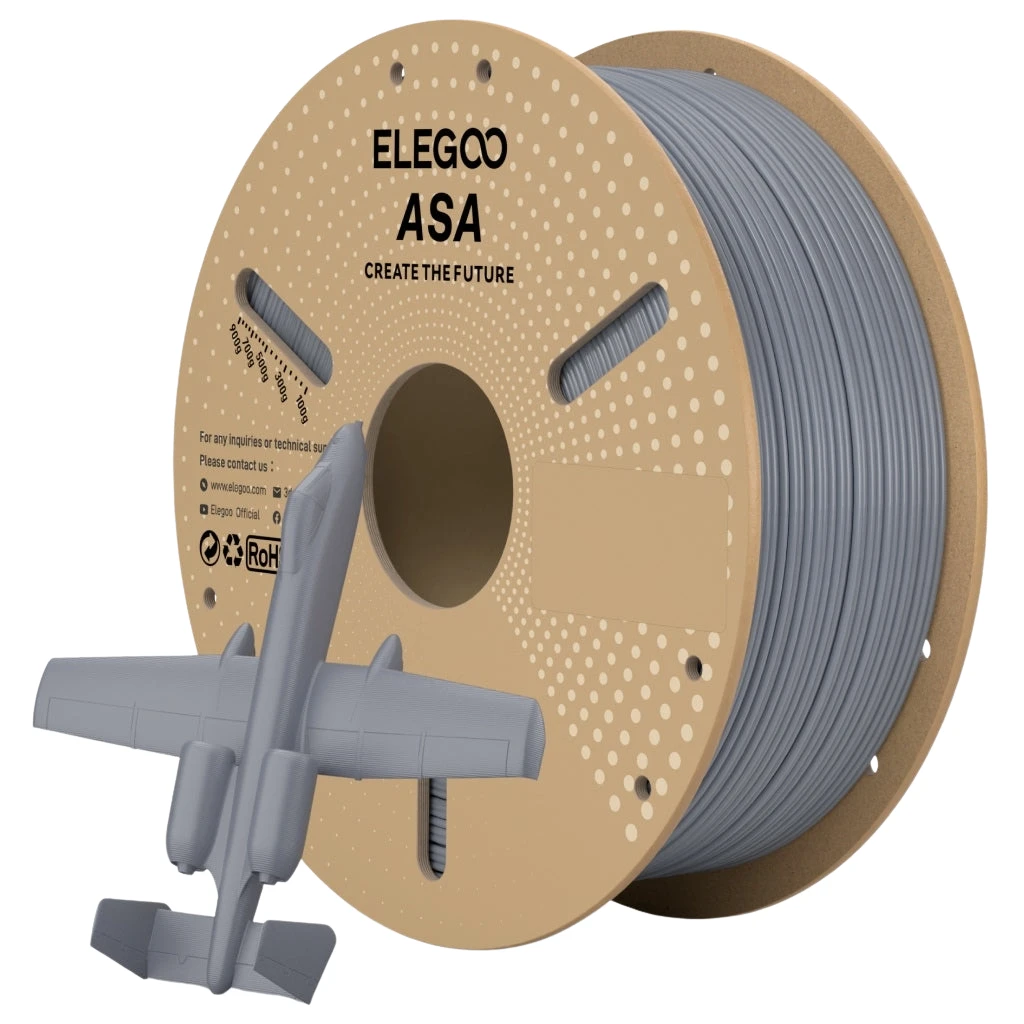 Filament Elegoo ASA Grey 1kg - Odporność na warunki zewnętrzne