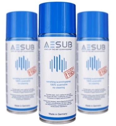 Spray AESUB Blue 400ml 3szt - Bez czyszczenia po skanowaniu