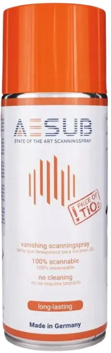 Spray AESUB Orange - Precyzyjne skanowanie 3D