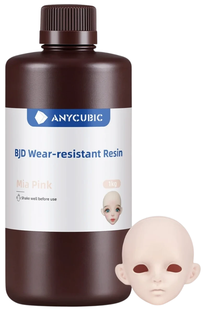 Anycubic BJD Wear-Resistant Mia Pink 1kg - Odporność na zużycie i brak pylenia