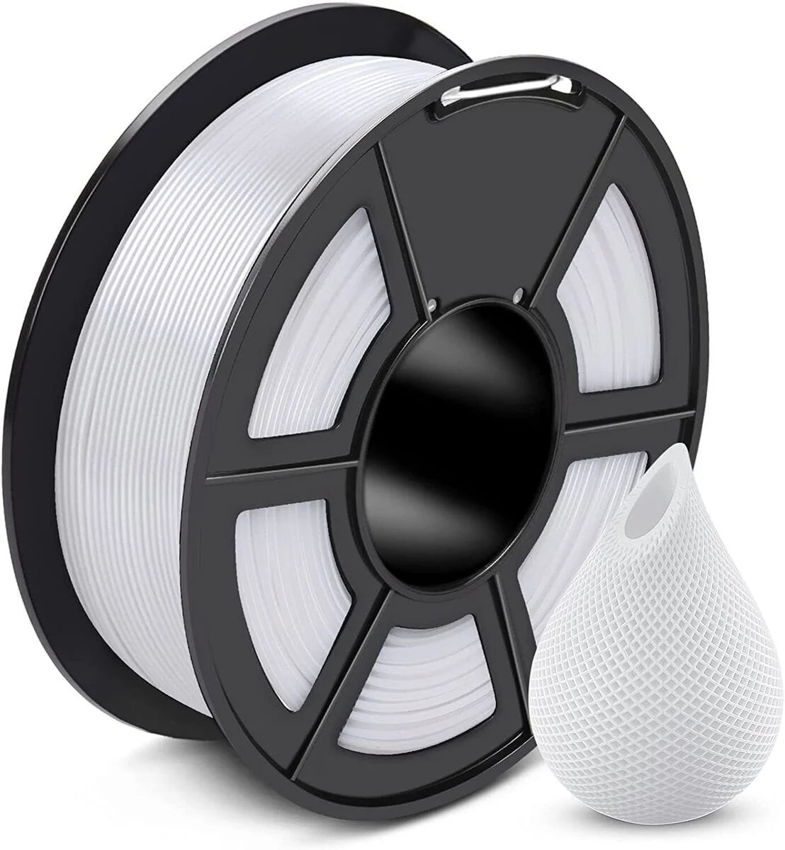 Filament Sunlu PETG White 1kg - Wytrzymałość i elastyczność w jednym