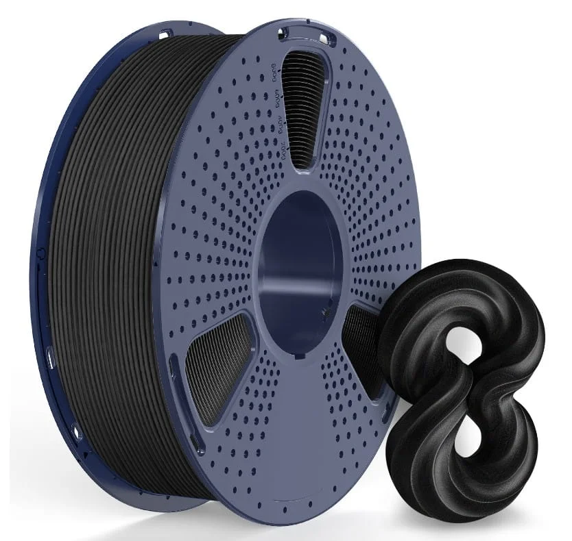 Filament Sunlu PETG Carbon Fiber Black 1kg - Zwiększona sztywność i wytrzymałość