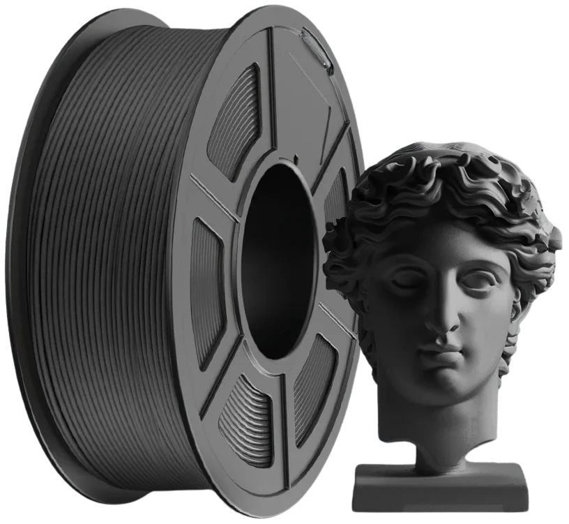 Filament Sunlu PLA Matte Black 1kg - Wysoka jakość warstw i detali