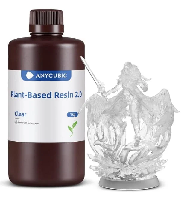 Anycubic Plant-based 2.0 Clear 1kg - Neutralny zapach i komfort pracy