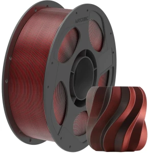 Filament Anycubic PLA Silk Dual-Color Black-Red 1kg