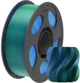Filament PLA Silk Blue-Green z efektem dual-color i gładką powierzchnią ograniczającą widoczność warstw