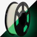 Filament PLA Glow White Green z efektem glow in the dark i gładką powierzchnią wydruków 3D