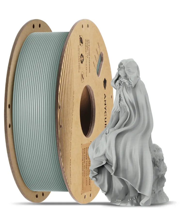 Filament Anycubic PLA Matte Grey Szary 1kg 1,75 mm do drukarki 3D FDM