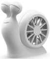 Anycubic PLA+ Biały z niskim skurczem i wysoką odpornością na pękanie