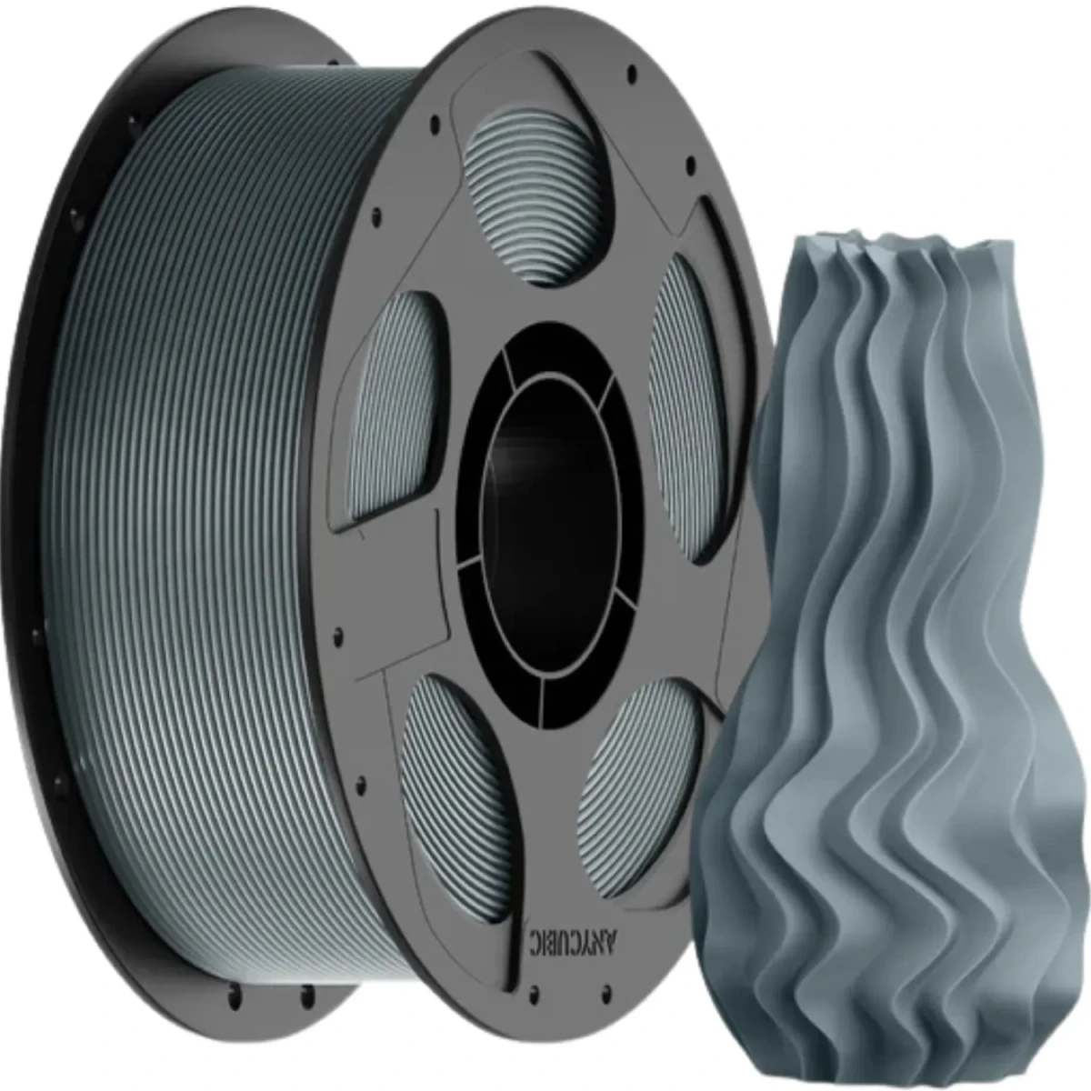 PLA Texture Silver Anycubic o stabilnej ekstruzji i niskim skurczu