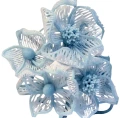 Wydruk 3D z żywicy BlueCast X-Wax Filigree – kwiatowy wzór biżuterii