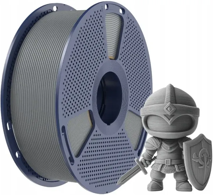 Filament Sunlu PLA+ Grey 1kg - Zwiększona wytrzymałość