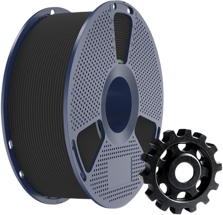 Filament Sunlu PETG Carbon Fiber Black 1kg - Zwiększona sztywność i wytrzymałość