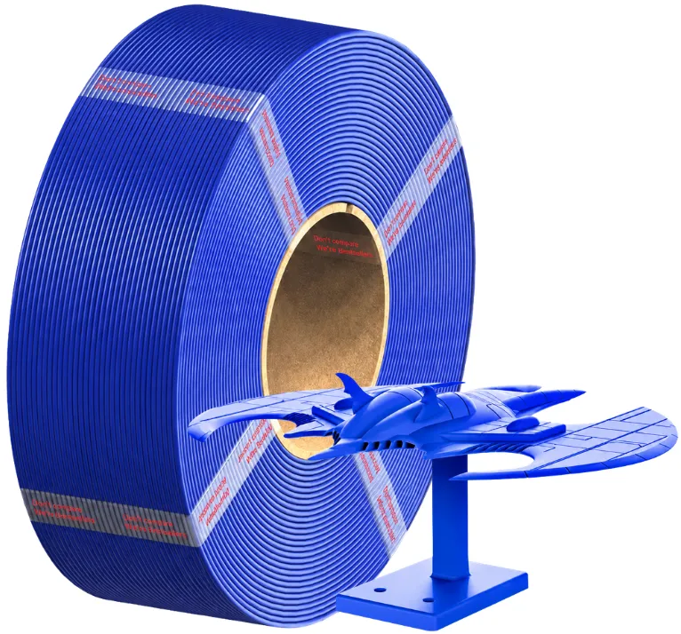 Filament Anycubic PETG Refill Blue 1kg do drukarki 3D FDM/FFF – wytrzymały niebieski materiał techniczny odporny na wilgoć i uderzenia.