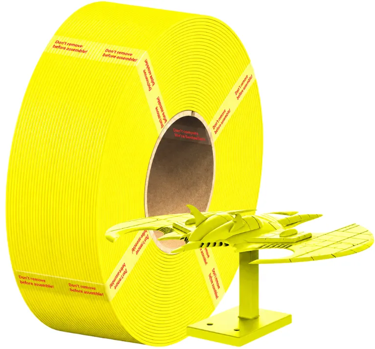 Filament Anycubic PETG Refill Yellow 1kg do drukarki 3D FDM/FFF – wytrzymały żółty materiał techniczny odporny na wilgoć i uderzenia.