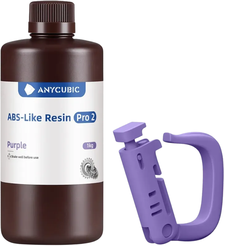 Anycubic Abs-like Pro 2 Purple 1kg - Wysoka odporność mechaniczna
