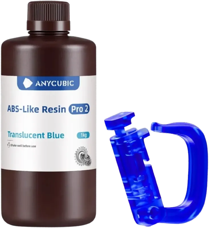Anycubic Abs-like Pro 2 Translucent Blue 1kg - Wysoka odporność mechaniczna