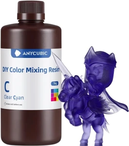 Żywica Anycubic DIY Clear Cyan 1kg