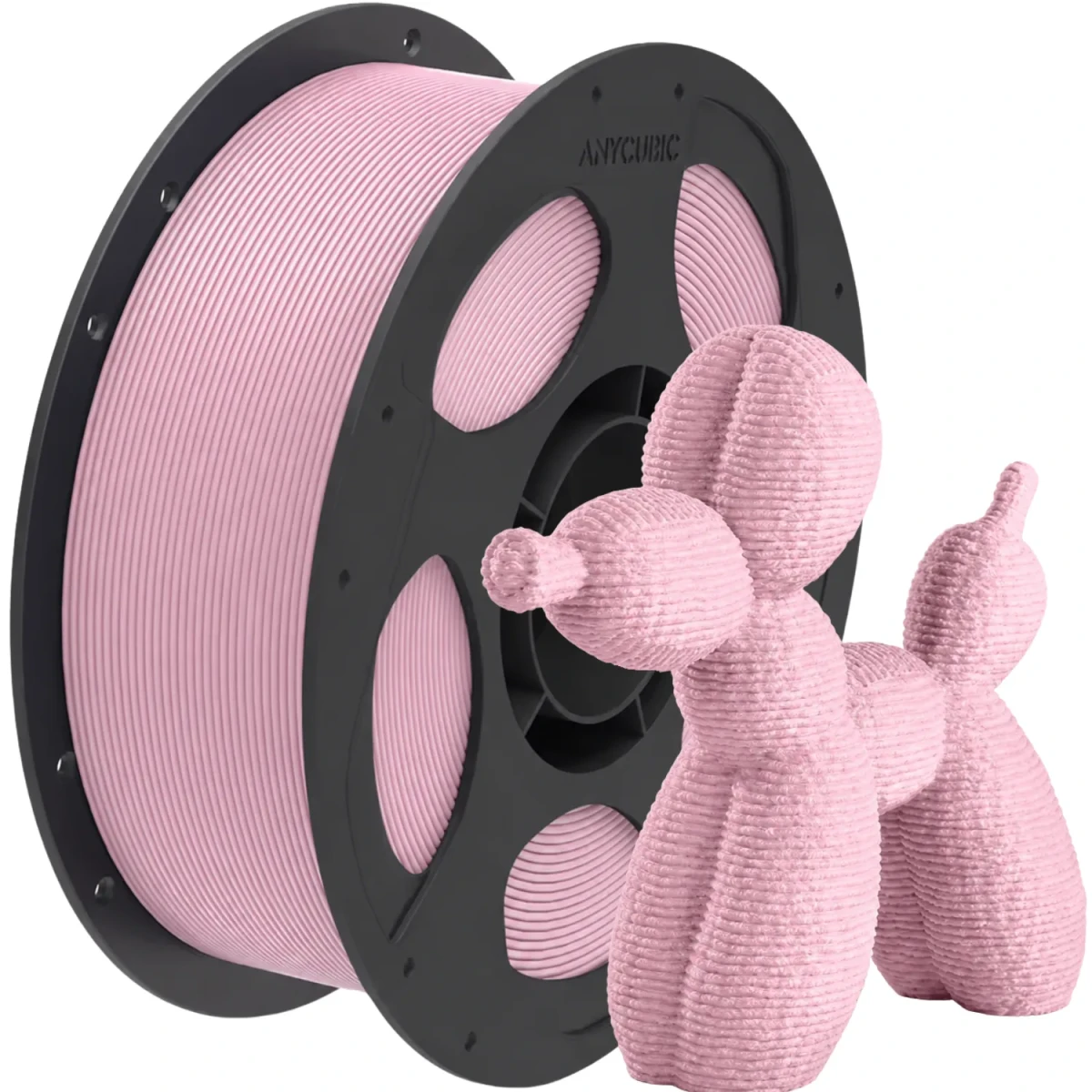 Anycubic PLA Matte Cherry Pink do estetycznych modeli i dekoracyjnych wydruków 3D