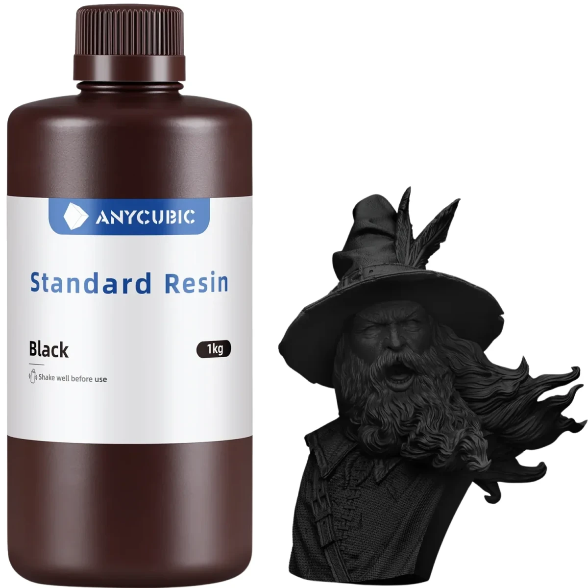 Żywica-Anycubic-Standard-Black-Czarna-1kg-z-Wydrukiem-3DUV.webp