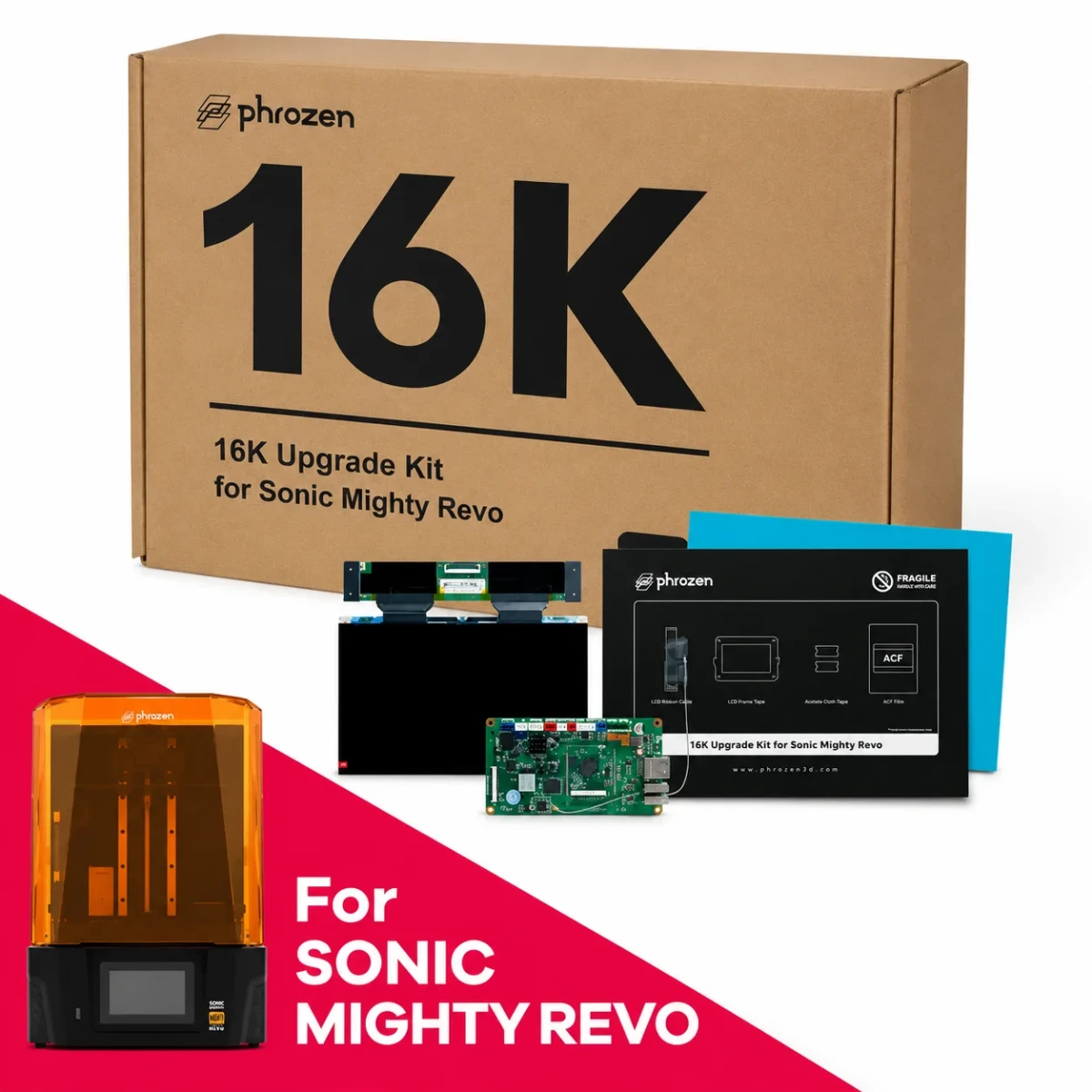 phrozen 16k upgrade kit do sonic mighty revo 14k zestaw modernizacyjny lcd 16k