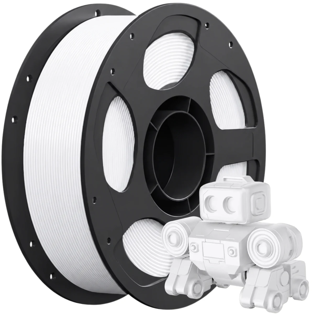 Filament Anycubic PLA High Speed White 1kg biały do drukarki 3D FDM, materiał 1,75 mm do szybkiego i precyzyjnego drukowania modeli.