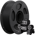 Filament Anycubic PLA High Speed Black 1kg w kolorze czarnym, średnica 1,75 mm, przeznaczony do szybkiego druku 3D FDM z wysoką jakością powierzchni modeli.