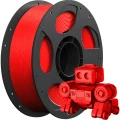 Filament Anycubic PLA High Speed Red 1kg w kolorze czerwonym, średnica 1,75 mm, przeznaczony do szybkiego druku 3D FDM z gładkim i estetycznym wykończeniem powierzchni modeli.