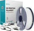 Sunlu PLA White 1,75 mm to biały filament do druku 3D o stabilnym podawaniu materiału, niskim poziomie zapachu i dobrej jakości detali przy codziennym drukowaniu.